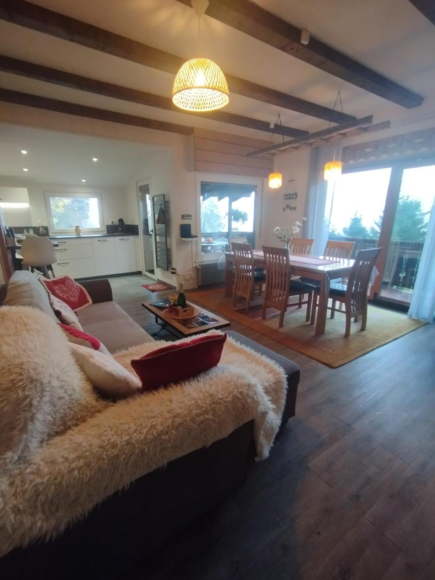 Chalet Au Bois Des Ecureuils Classe Trois Etoiles. Мюльбах-сюр-Мюнстер Экстерьер фото